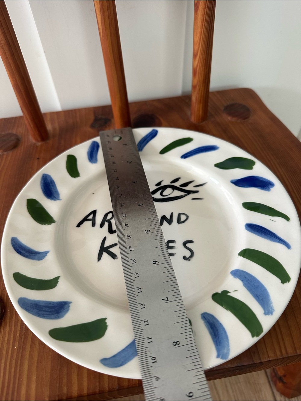 Hotel Magique for Anthropologie Art and Kisses Plate - Picture 3 of 3